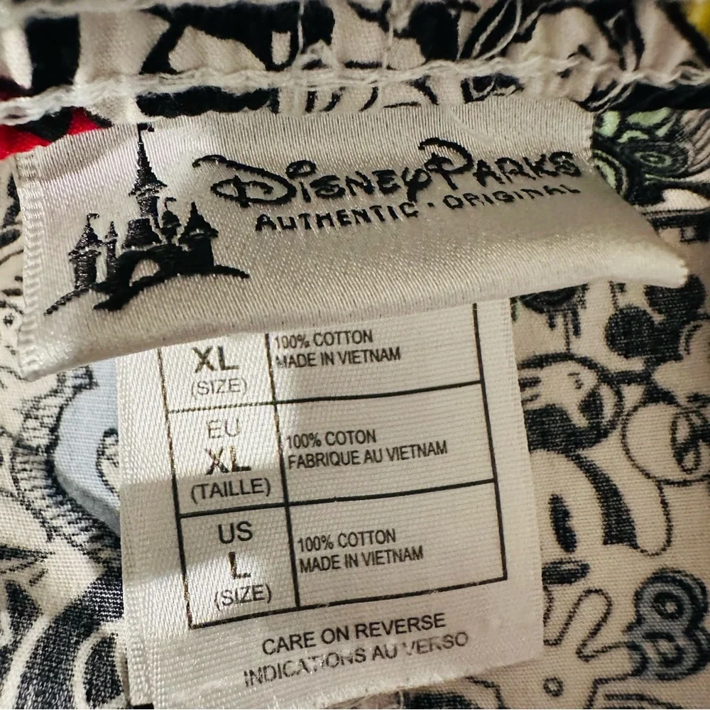 Disney Parks Official‎ Lounge Pants - Mickey Mouse Through The Years Size XL.C21 - Picture 12 of 12